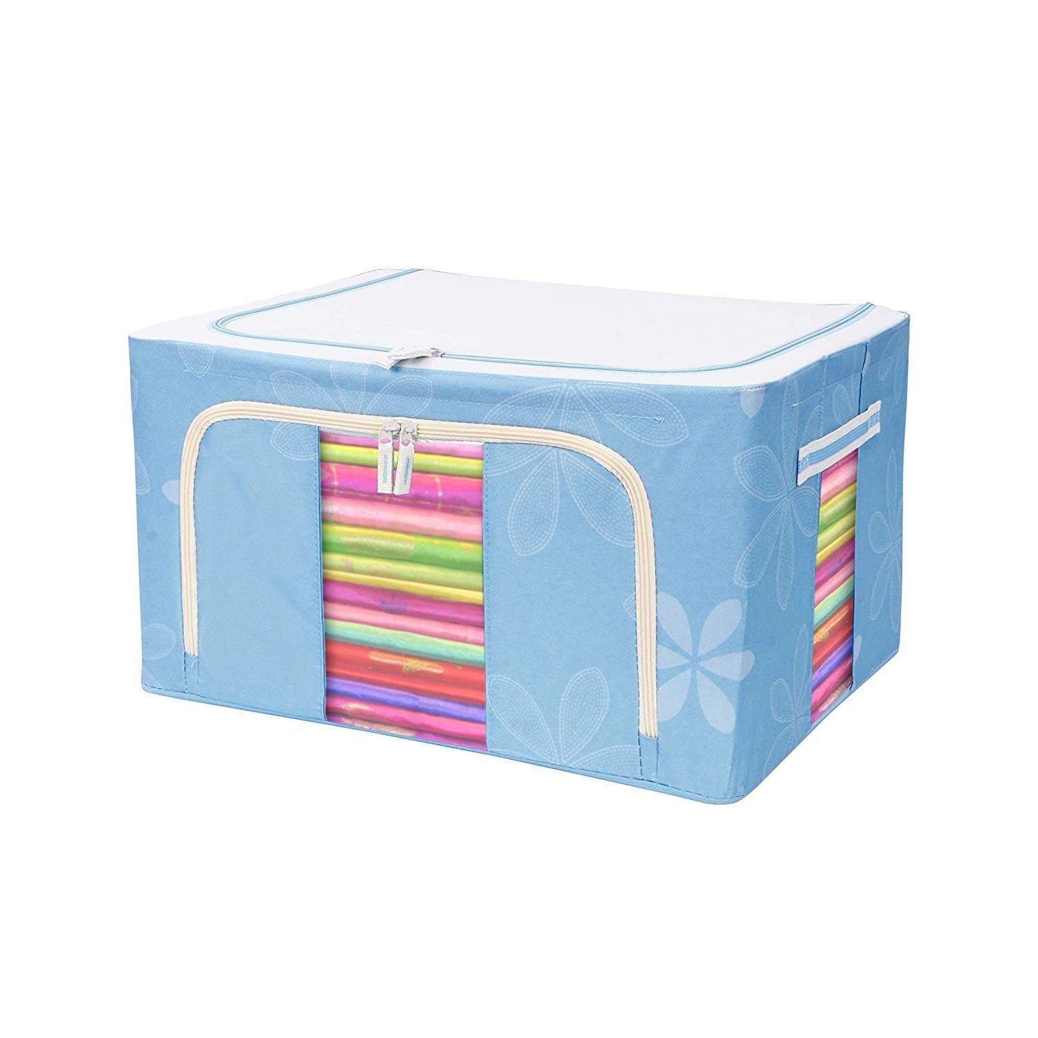 AAGNA Foldable Clothes Living Box Combo Wardrobe Organizer Multi Colour, Multi Design