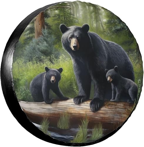 Eugzak Cubiertas de neumáticos de repuesto para remolques, protectores de ruedas, cubiertas de neumáticos, resistentes a la intemperie y al polvo,