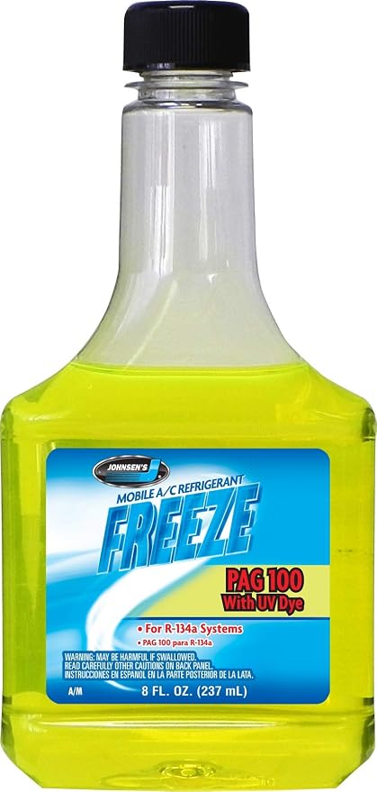 Johnsen's 6816UV-6 ISO 100 Premium PAG Lubricant with UV Dye - 8 oz.