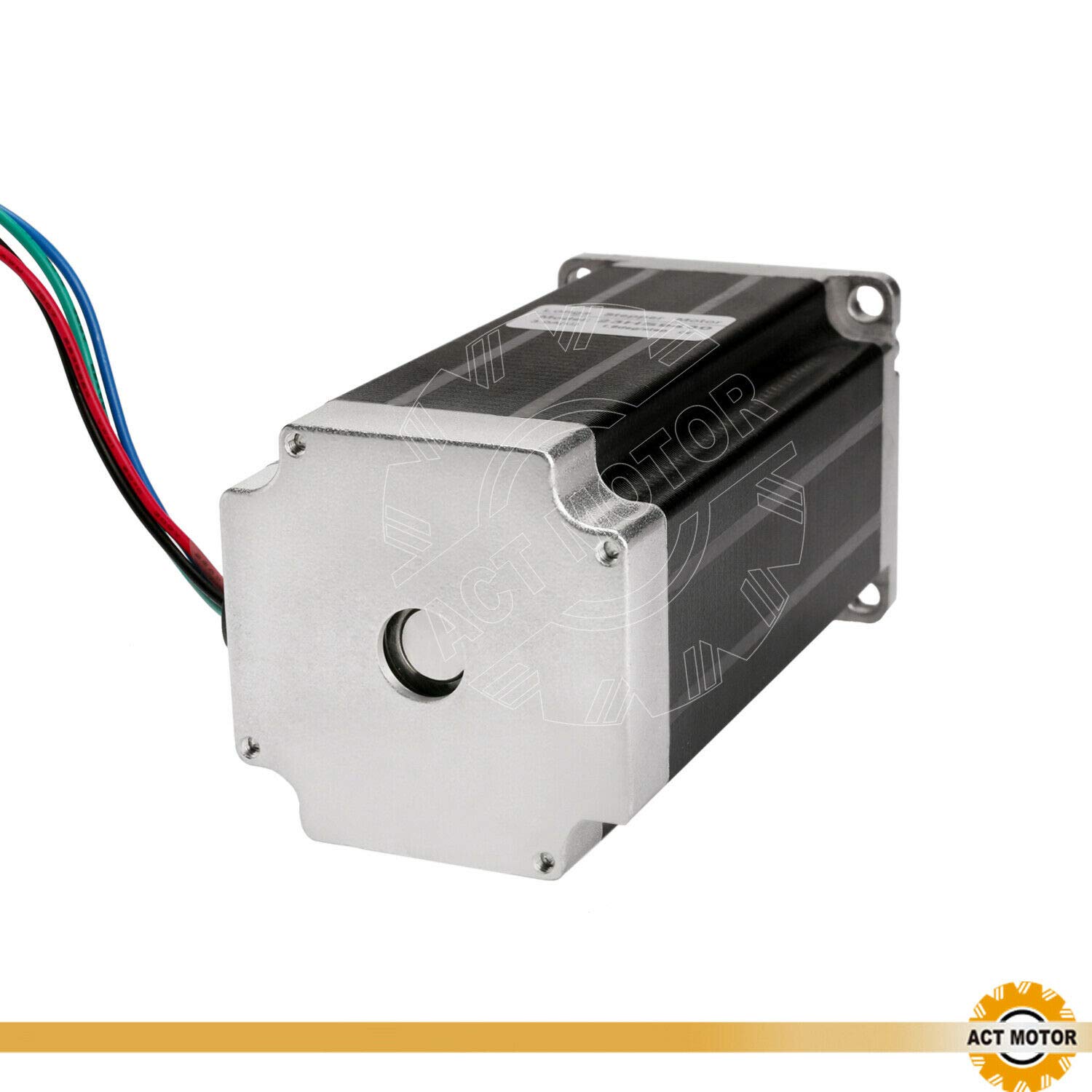 NEMA23 425oz/in 2.8A Stepper Motor 1/4 Dual Shaft - Foto 4