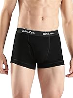 Calvin Klein Men's Cotton Classics 5-Pack Trunks: Iconic 100% Cotton Breathable Underwear for All-Day Comfort