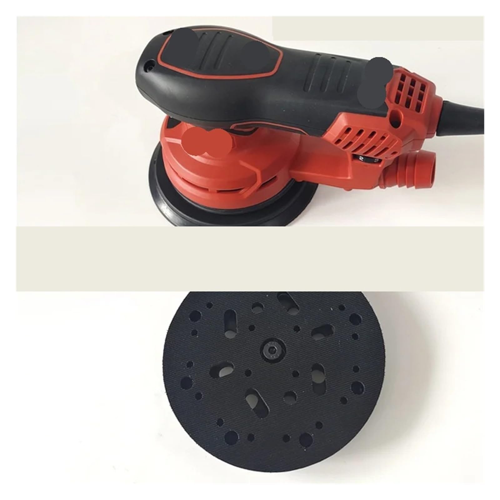 discos de lija para pulidora Almohadilla de gancho y bucle repuesto 6 pulgadas 17 orificios for lijadora eléctrica, placa respaldo disco lijado Compatible con lijadoras para Molienda y Pulido
