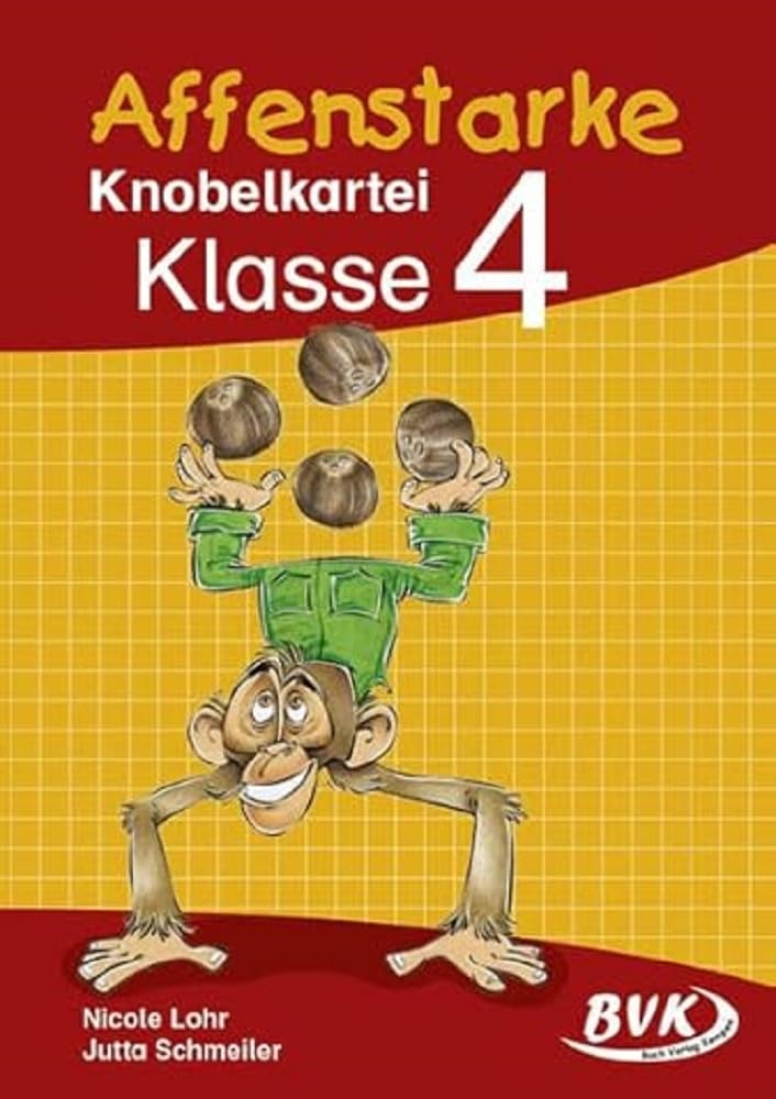 Affenstarke Knobelkartei Klasse 4