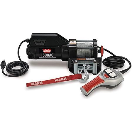warn winch utility lbs 120v capacity electric 1500 1000ac