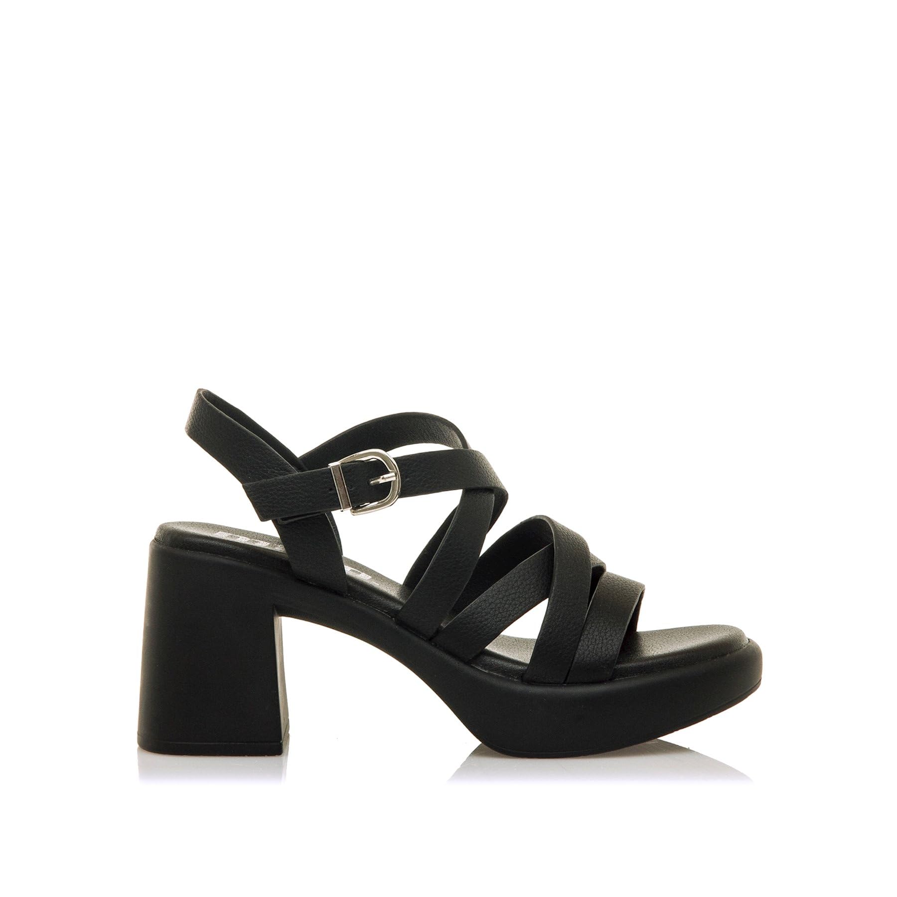 MTNG Women's 53762 Sandal, Black/White, 7.5 UK