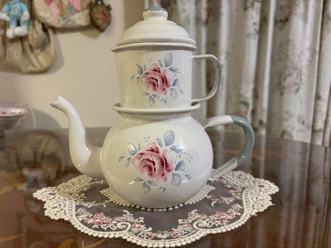 イマン ア・ターブル2段式丸型コーヒーポット 【公式通販】