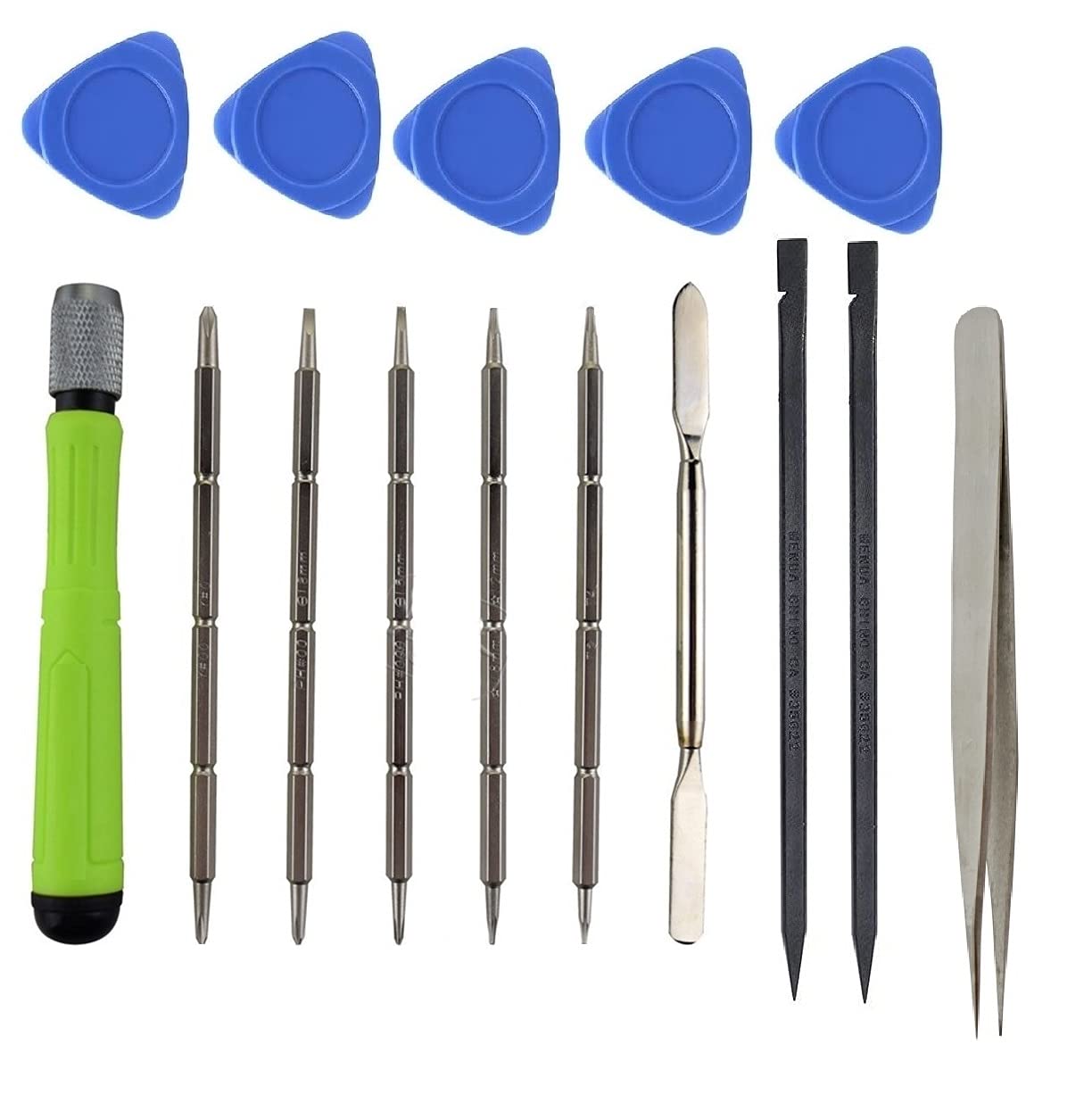 Vadda Bai Magnetic Multi-Function Precision Screwdriver Set with 1 Tweezer and 2 stick, 5 plastic Opener for Mobile Phone, Watch, PC, Laptop, Digital Camera (Screwdriver with 1 Tweezer & Pry Openers) (B07XT3XW4H) Amazon Price History, Amazon Price Tracker