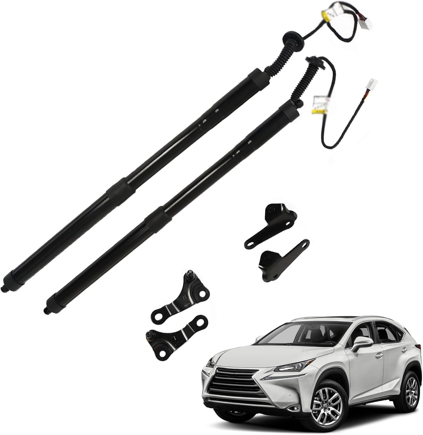 munirater 2-Pack Rear Left and Right Electric Tailgate Strut Power Trunk Hatch Lift Support Shock Replacement for 2015-2020 NX 200t NX 300h 6892079016 6891079016