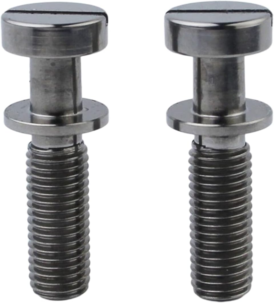 Guyker Tune-O-Matic Bridge Tailpiece Stud Core Titanium Alloy Screws Compatible with GB Electric Guitar (2 Piece)