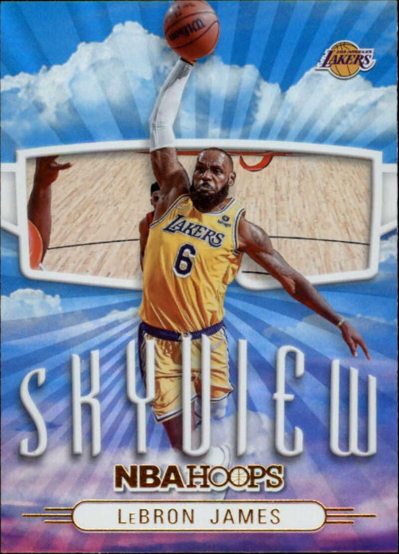 Amazon.com: 2022-23 Panini NBA Hoops Skyview Holo #1 LeBron James
