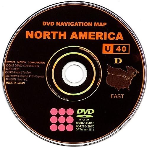 New 2014 Genuine OEM Generation 5 Lexus Navigation Update DVD, (14.1) U39