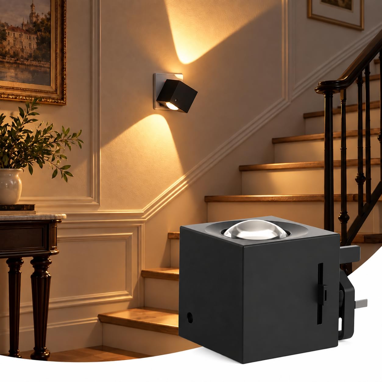 JandCase Night Light Plug in Wall, 180° Rotatable Plug in Night Light