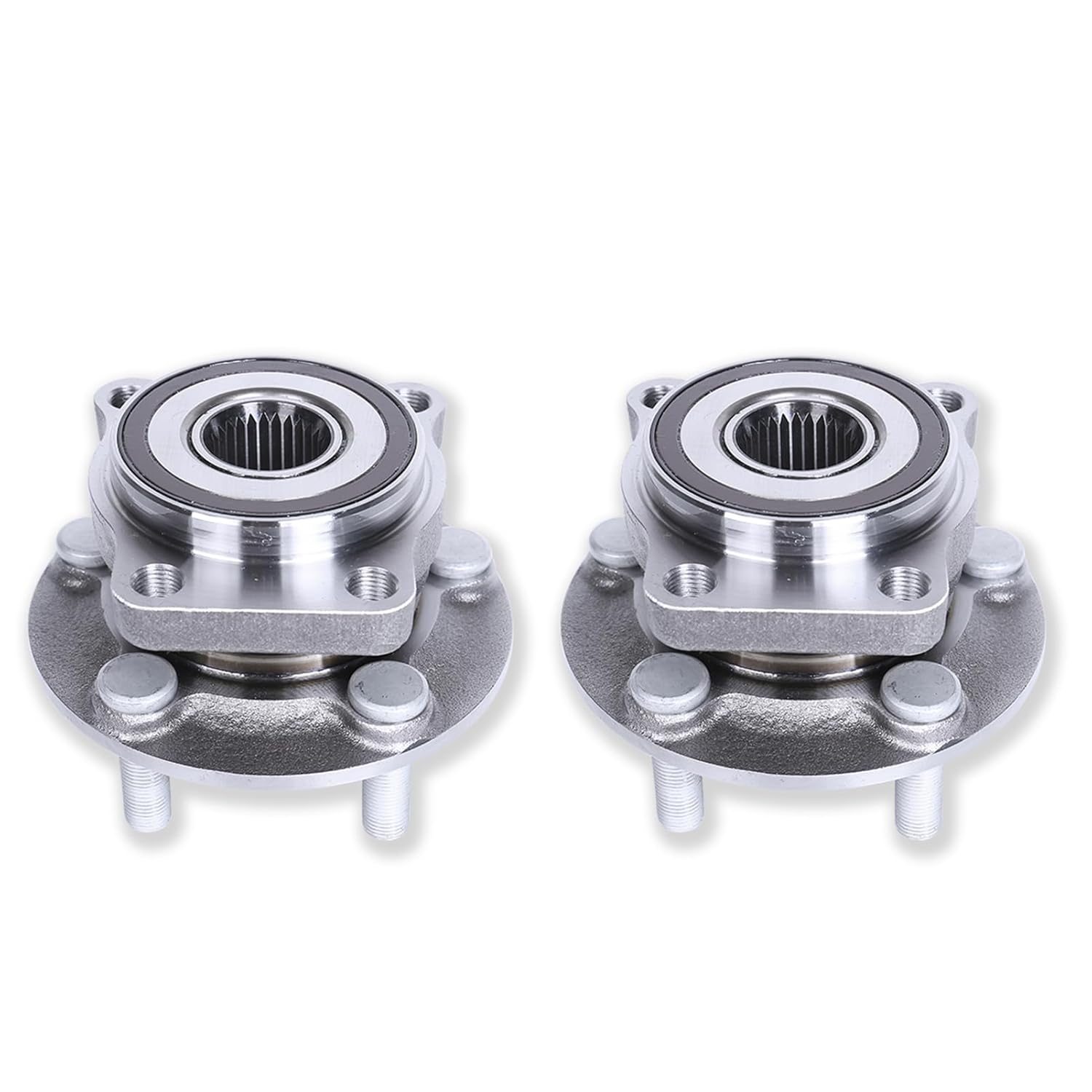 HICKS 513220 Front Wheel Hub and Bearing Assembly Replacement for 2005-2014 Subaru Outback, 2005-2014 Subaru Legacy, Set of 2