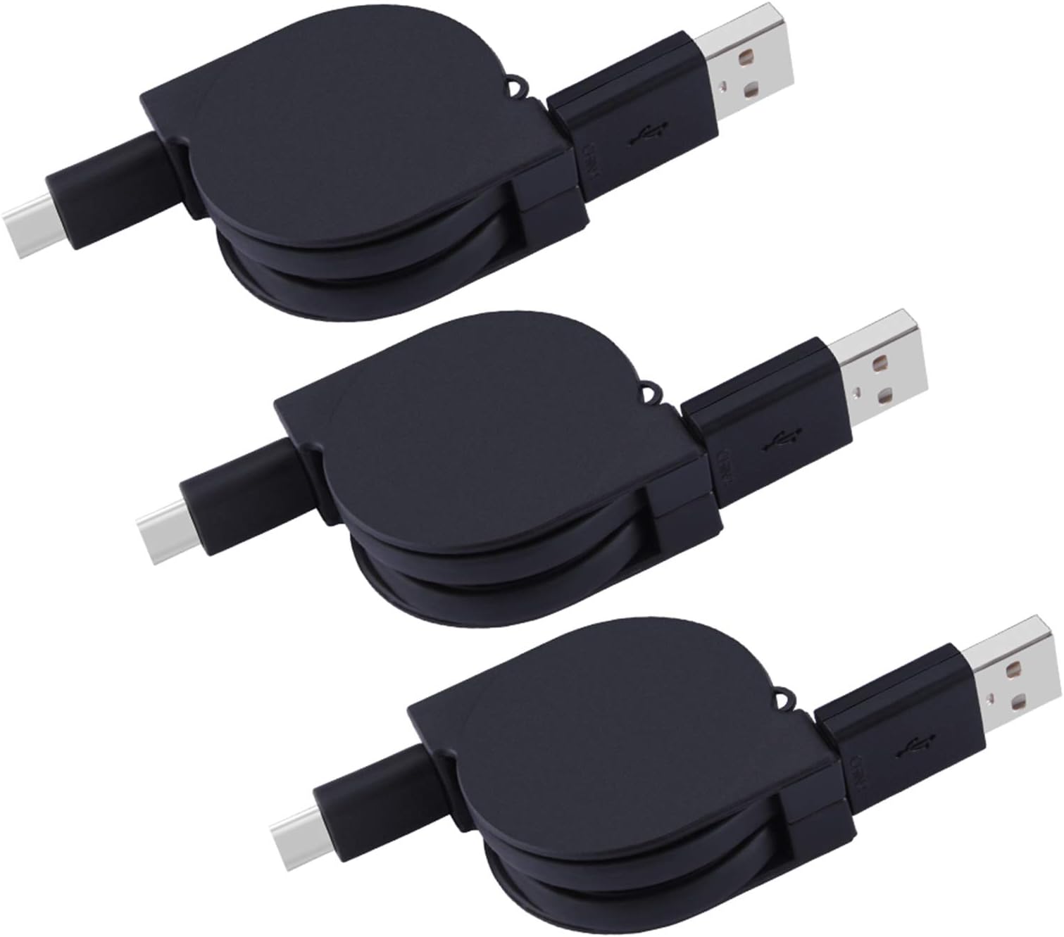 Retractable USB Type C Cable Type C Charger USB C to USB A Data Sync Retractable Charging Cord Note 8 Charger for Samsung Galaxy S9 S8 Plus,Google Pixel 2 XL,LG G5 G7 V35 ThinQ,V30,ZTE Blade Z Max X