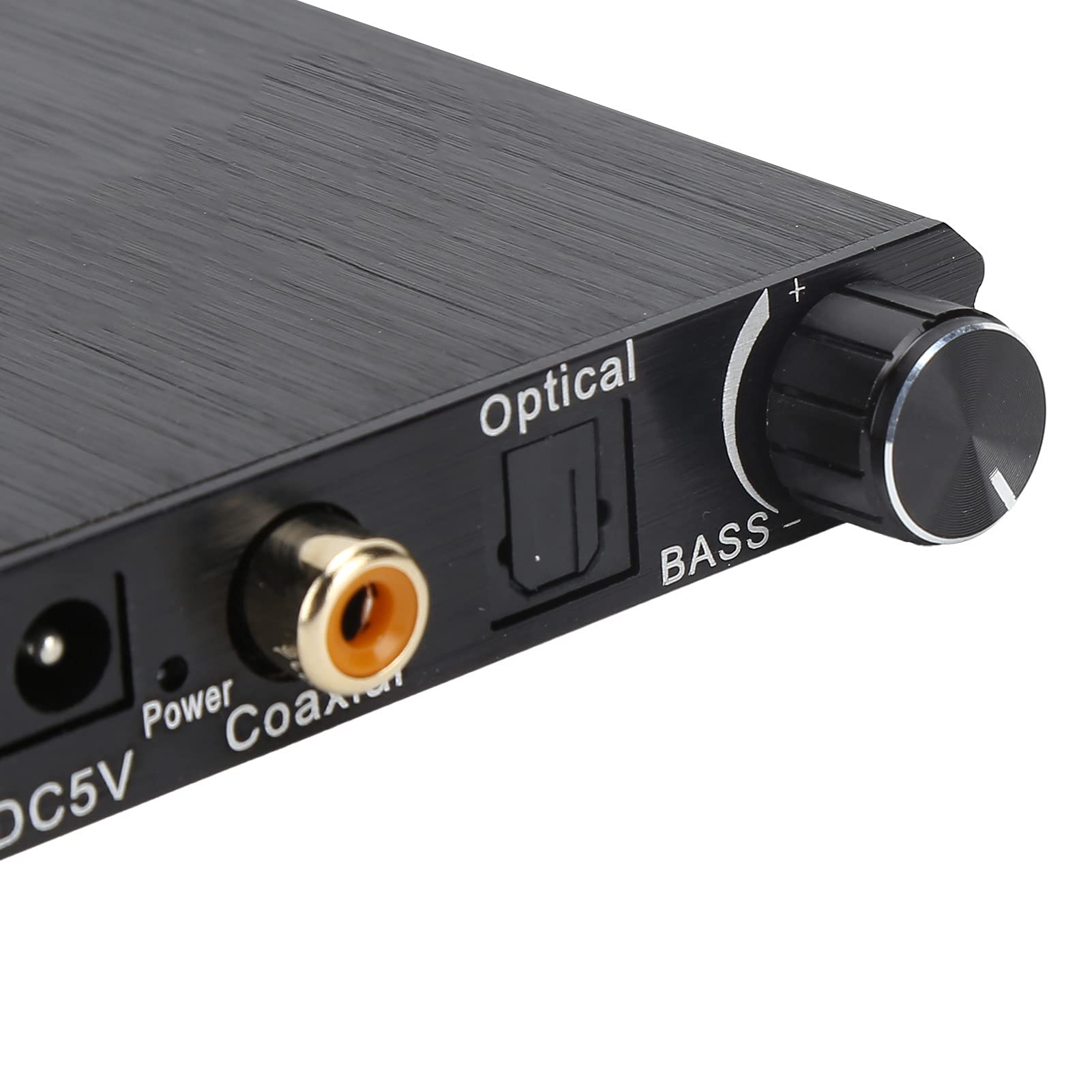DAC audio professionnel, convertisseur audio numérique vers analogique avec contrôle du volume, DAC haute résolution 192 kHz pour entrée optique et coaxiale, amplificateur audio à