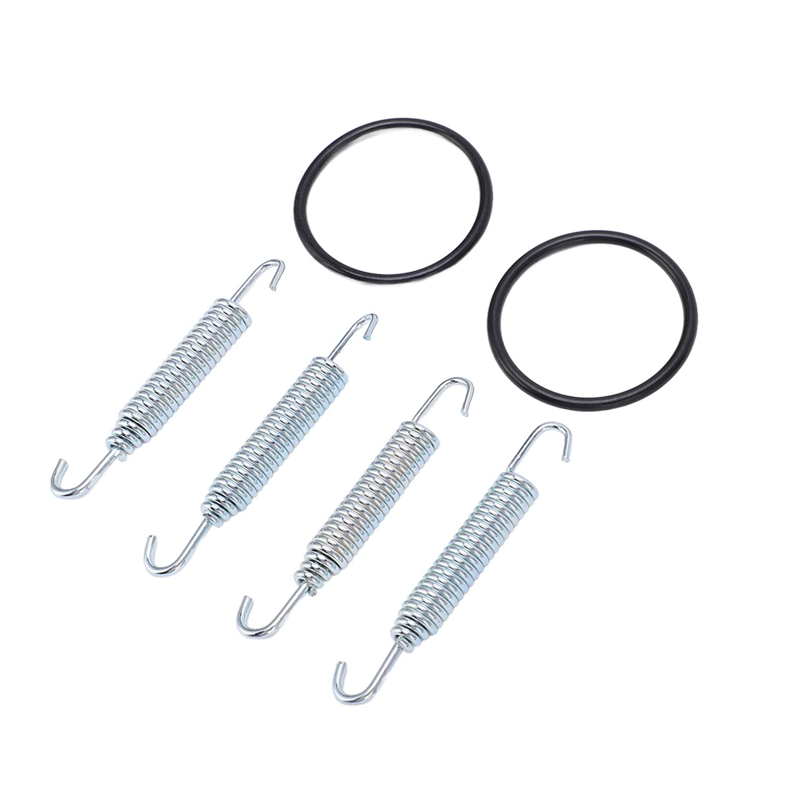 Keenso Exhaust Pipe Springs O Rings Kit, 90507‑20030‑00 Exhaust Muffler Springs for Banshee 350 YFZ350 1987‑2006