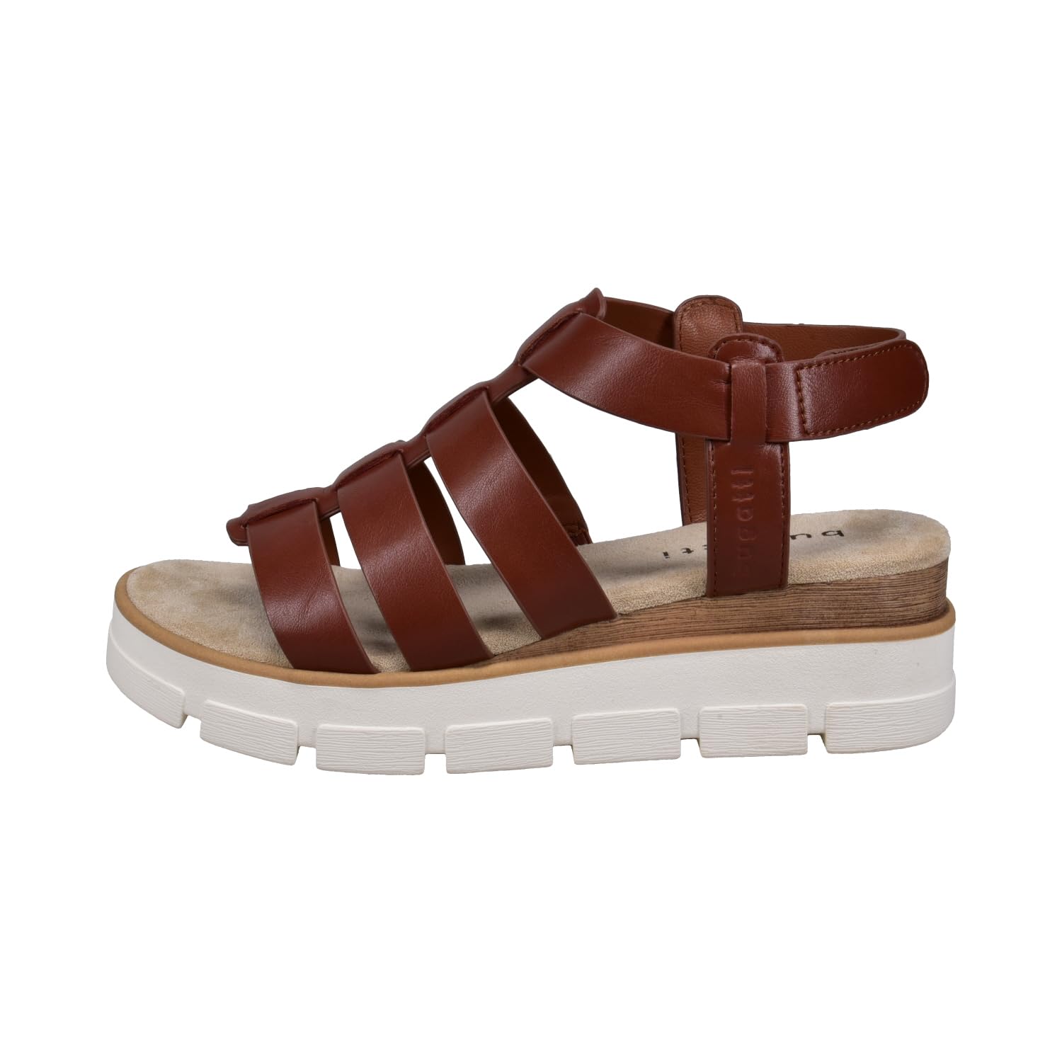bugatti Women's Leanna Sandal, Cognac, 41 EU, Cognac, 8 UK