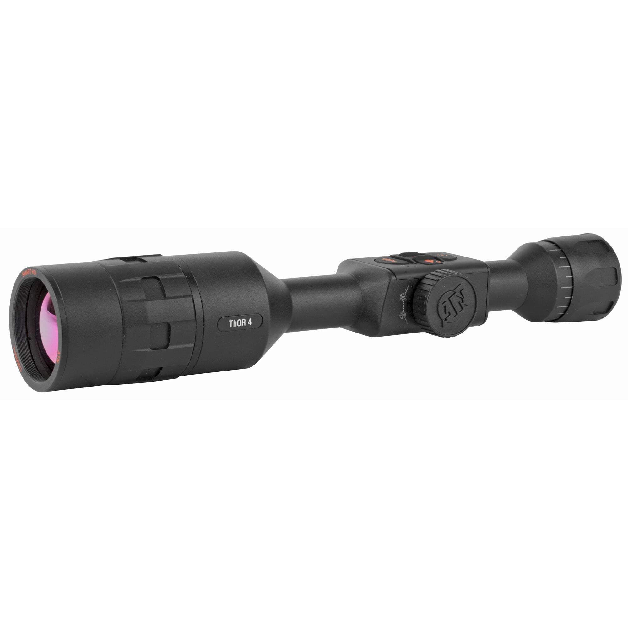 ATN Thor 4 Smart HD Thermal Hunting Scope w/New gen Sensor, Built-in Ballistics Calc, Video Record, Wi-Fi, 18hrs+ Battery