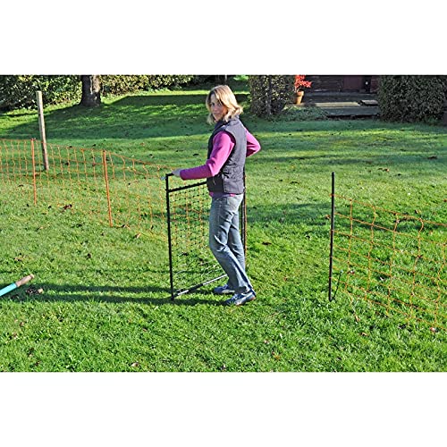 VOSS.farming Puerta Acceso a cercado eléctrico con Malla electrificada, electrificable, para Pastor eléctrico, 105cm