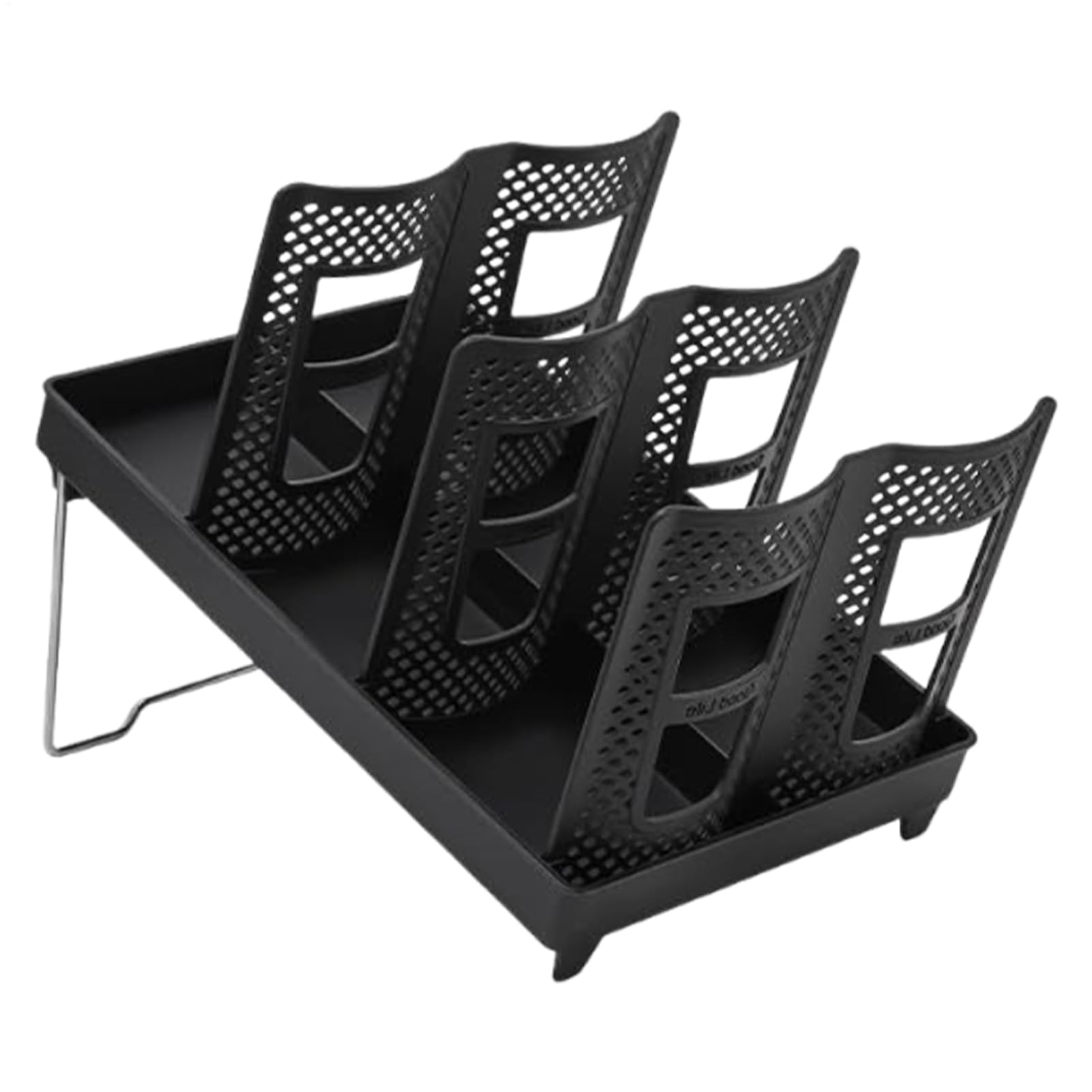 Cups Holder Organizer,Paper Cup and Lid Holder with 6 Compartment - Space Saving Non-Slip Storage Rack 6 Slots Kitchen Organization for Bar Table Cabinet