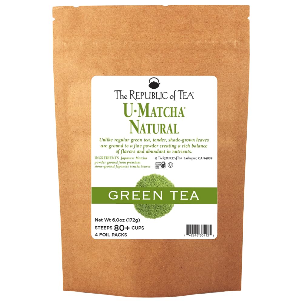 The Republic of Tea Natural Umatcha Loose Leaf Green Tea Bulk - 6 oz Bag