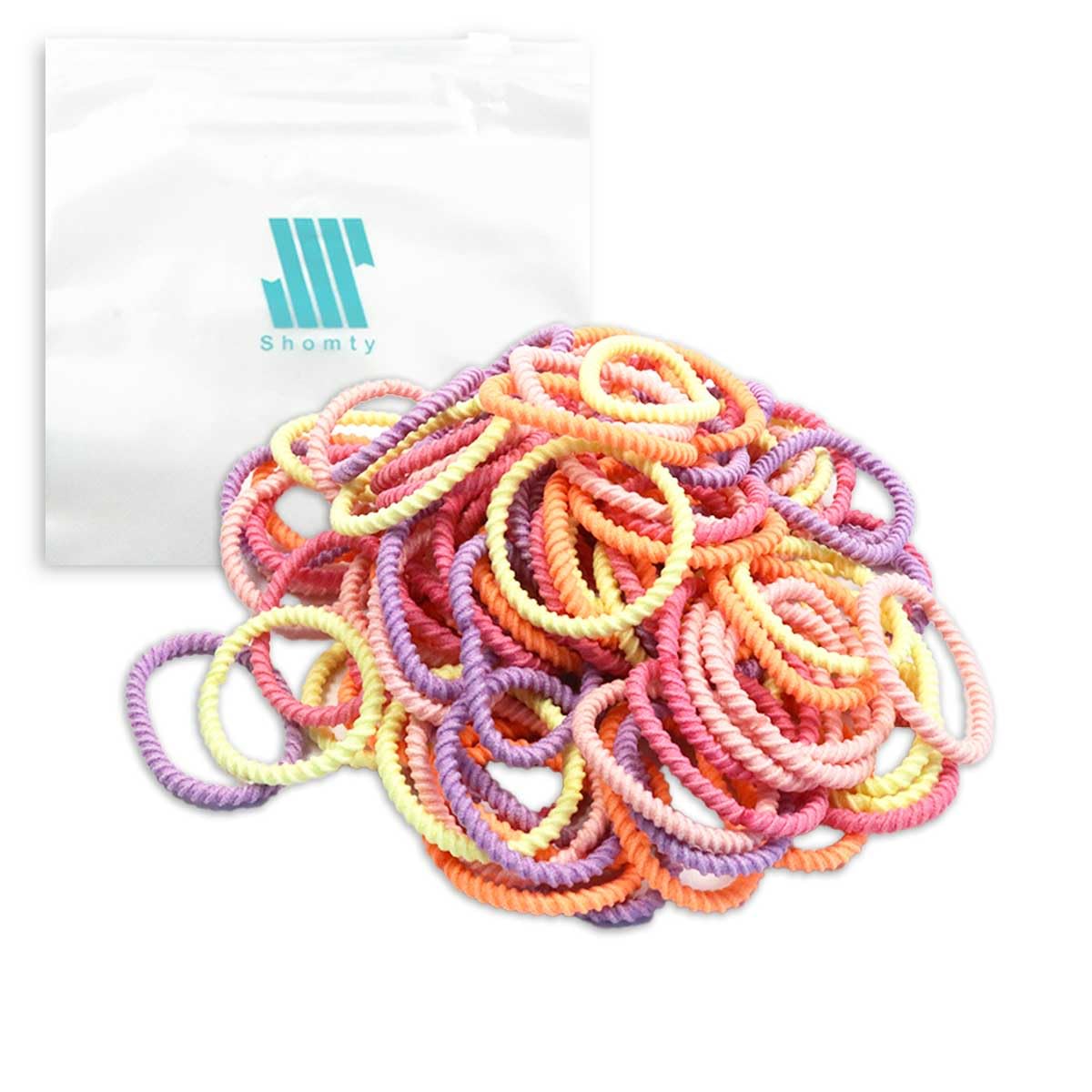 ヘアゴム 約3cm ヘアゴム 約3cm キッズ・子供向け 台座付きヘアゴム 波型 直径3cm 太さ