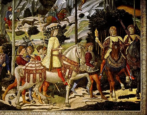 Peinture célèbre toile Gozzoli : un chef-d'œuvre de la Renaissance chez vous