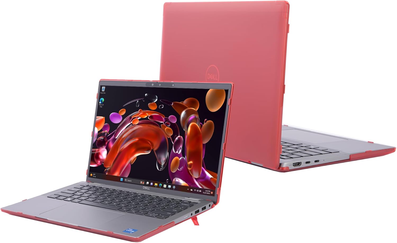 mCover Case Compatible ONLY for 2023～2024 14" Dell Latitude 7440 Laptop or 2-in-1 Windows Notebook Computer (NOT Fitting Any Other Dell Models) - Red