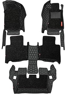 Elegant Toyota Fortuner 2016 Onwards Custom Fit 7D Car Floor/Foot/Mat (Star Black)