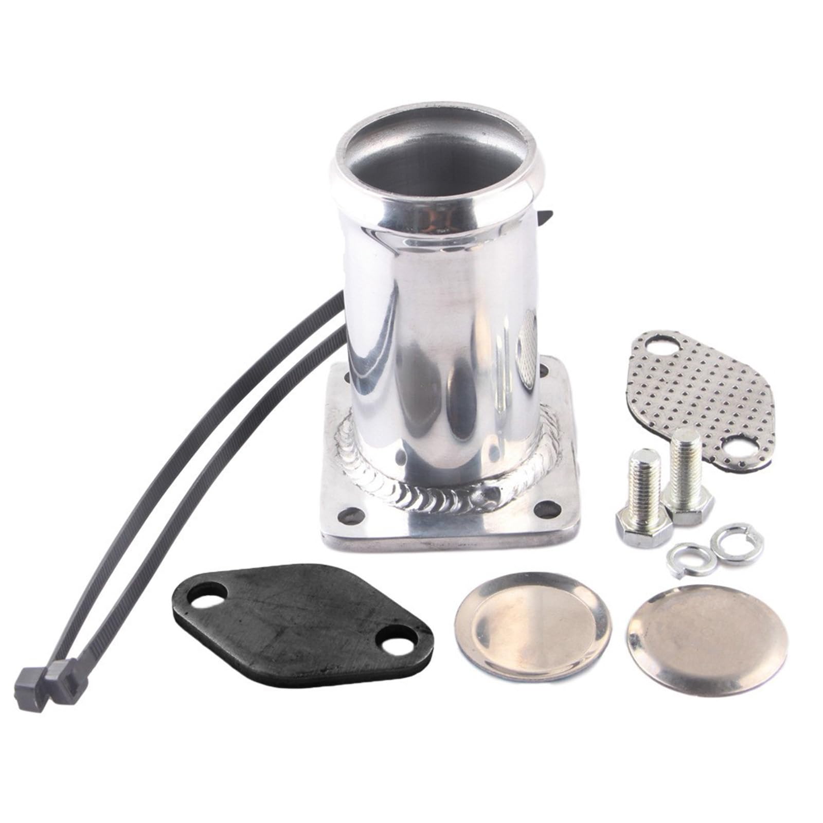 Kit di bouchage EGR per Fit for BMW Diesel (Serie M47, M57), Compatibile con E46/E39/E53/E83/E38/E65/E71, Rimuovi EGR, Turbo pi Veloce, 1x Kit