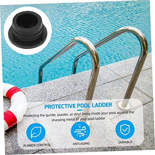 Protectores de escalera para piscina de goma, 2 piezas miniatura 3