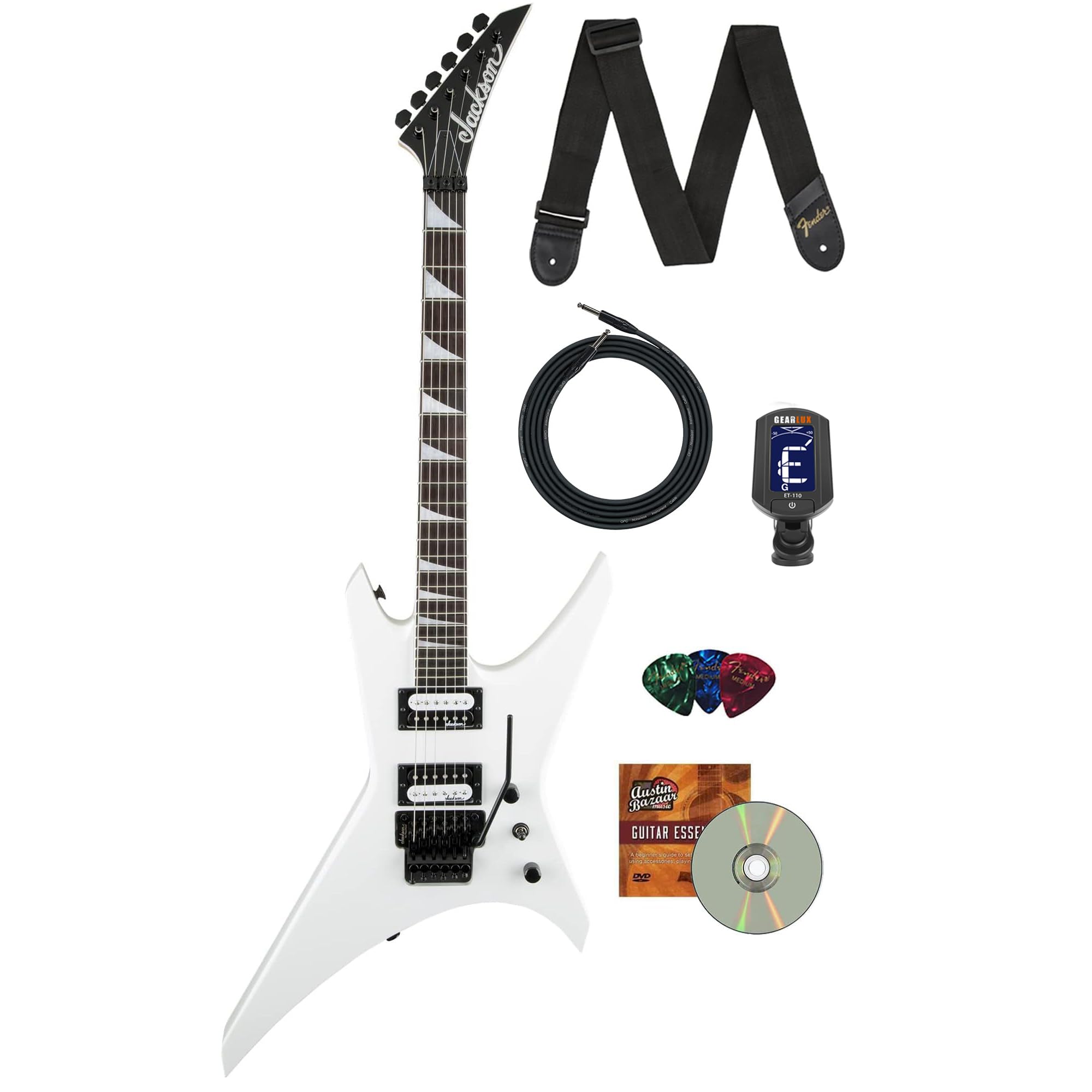 Amazon.com: Jackson JS Series Warrior JS32 Electric Guitar Snow