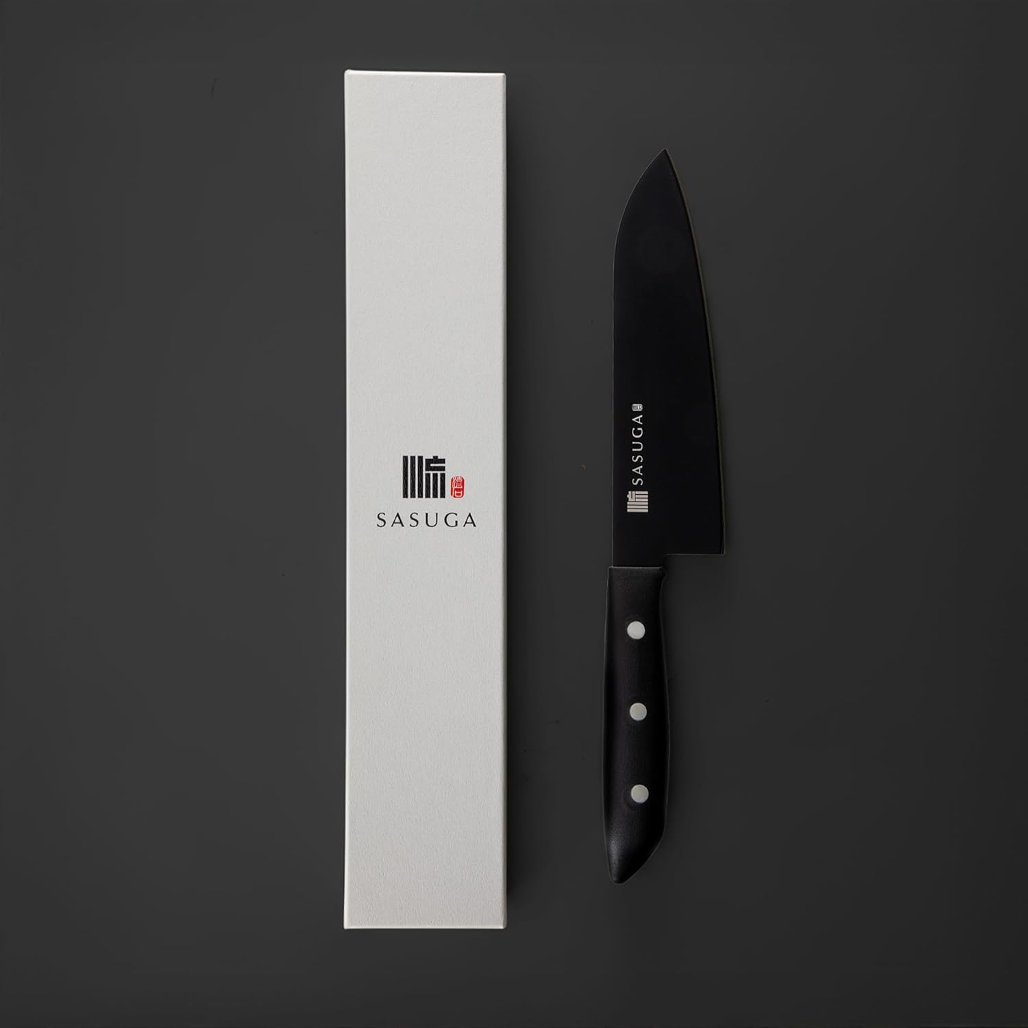 Lightweigth Japanese Santoku Chef’s Knife 170mm – Made in Japan | Molybdenum-Vanadium Stainless Steel | Razor-Sharp, Rust-Resistant Blade for Meat, Fish & Vegetables