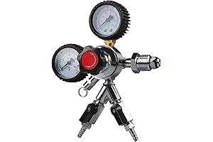 Dual Gauge Nitrogen Regulator for Precise Nitrogen Beer Dispensing