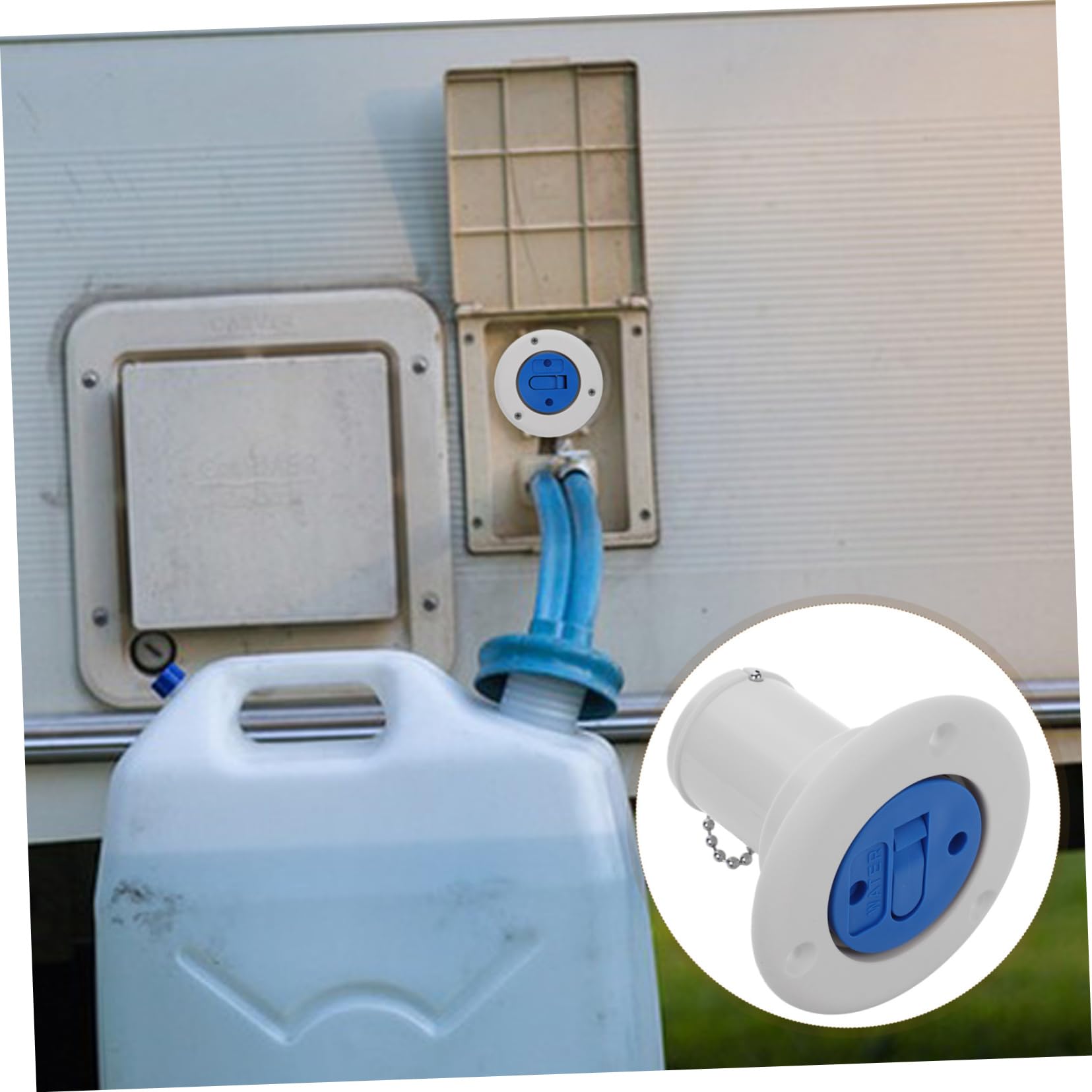 MAGICLULU 5 Pezzi Riempimento per Camper e Yacht Accessorio Elegante e Pratico per Serbatoi Facile Installazione per Viaggi All Aperto e Campeggio