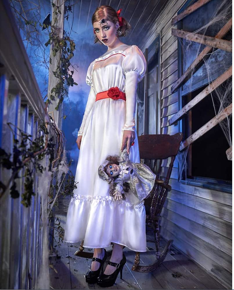 Amazon.co.jp: SCLYX アナベルコスプレ アナベルドレス 呪いの人形