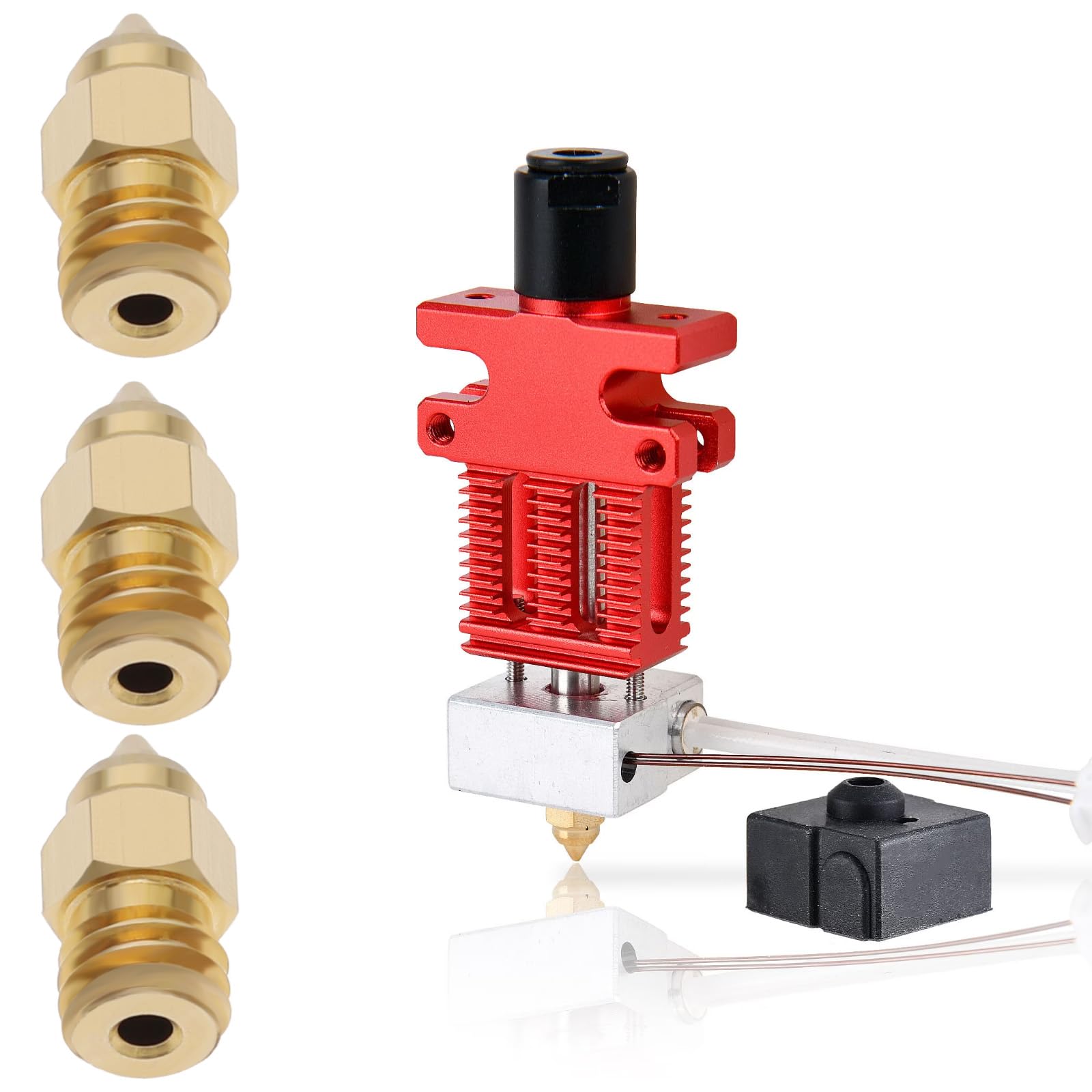 Creality Lot De 8 Buses MK8 En Acier Trempé Pour Imprimante 3D, 0,2 Mm, 0,3 Mm, 0,4 Mm, 0,5 Mm, 0,6 Mm Avec Boîte De Rangement Pour Outils De Bricolage Ender 3