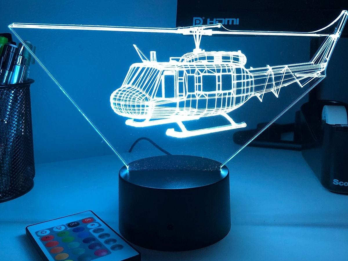 Amazon.co.jp: 【UH1 Huey 3D Aircraft Lamp】 カラーチェンジ 
