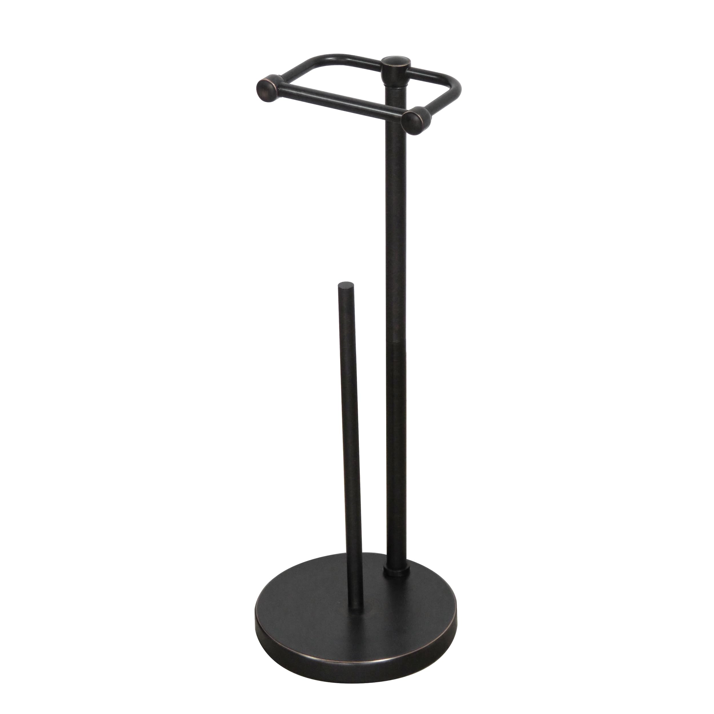 RARXTR Supporto per carta igienica, design orientabile, autoportante, per 4 rotoli, porta carta igienica in acciaio inossidabile 304 con riserva, base resistente (bronzo lucidato a olio)