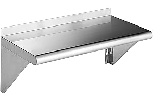 ROCKPOINT Commercial Grade NSF Stainless Steel Shelving Unit
