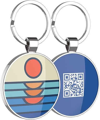DISONTAG Etiquetas para perros con código QR, etiquetas de identificación personalizadas para mascotas, etiquetas de identificación de perro