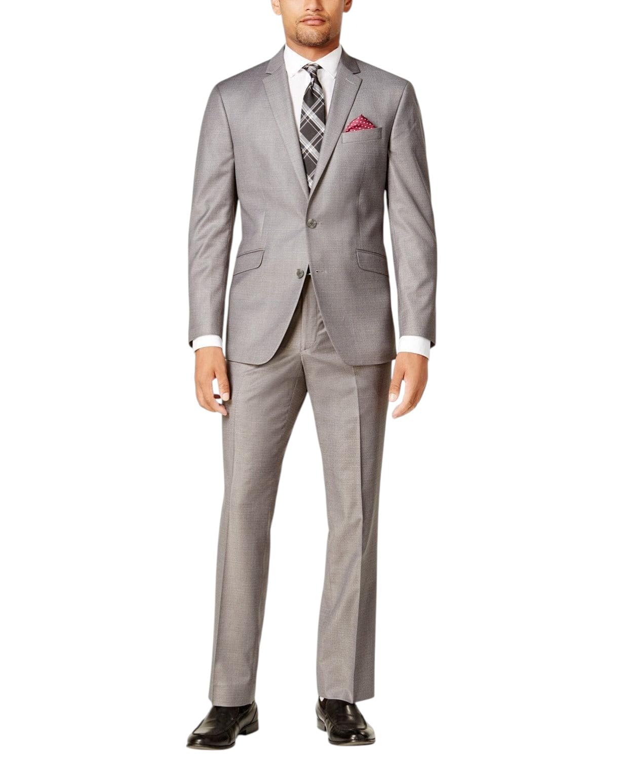 Kenneth Cole Men's Performance Fabric Slim Fit Suit