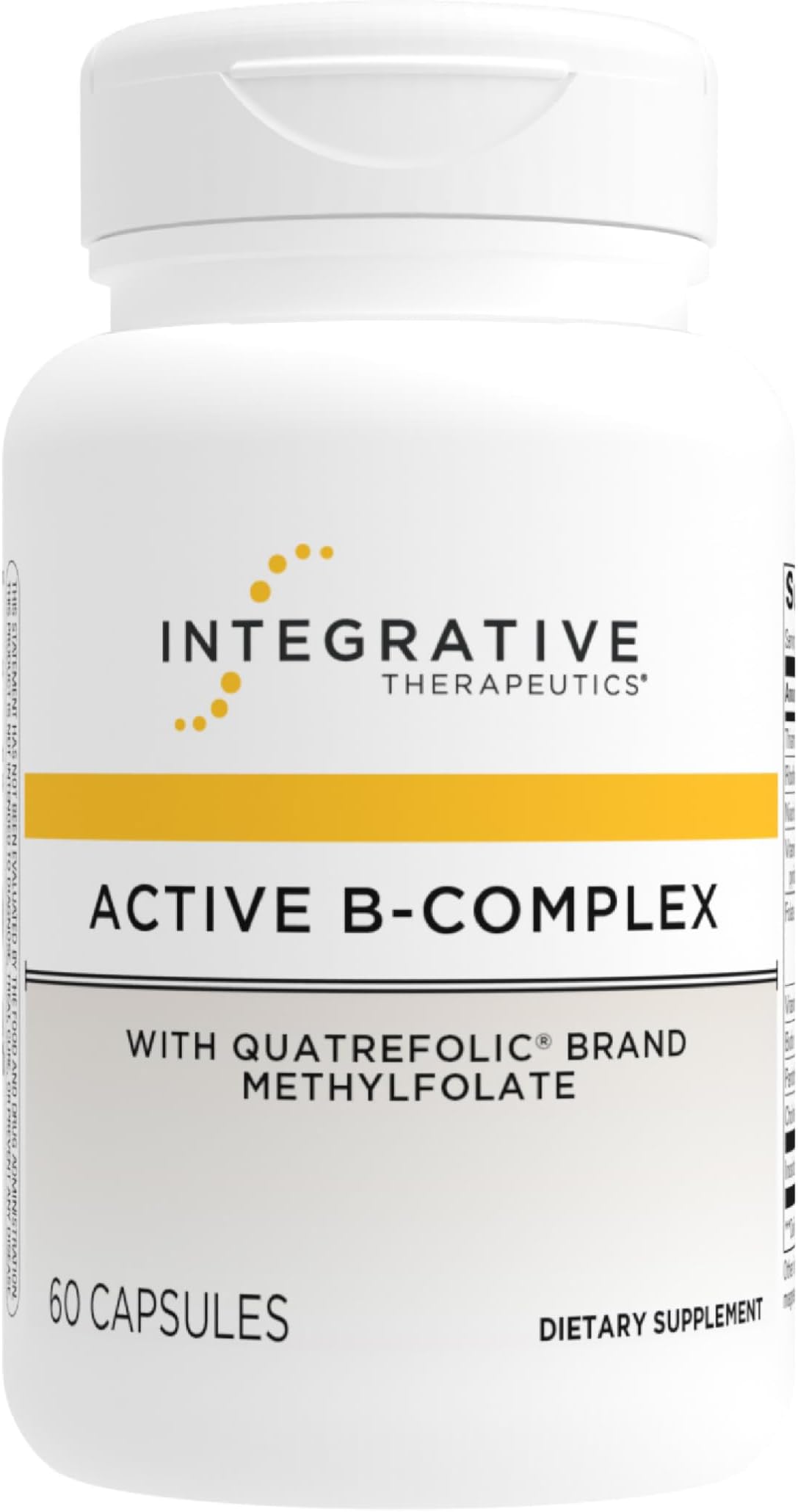 Integrative Therapeutics Active B-Complex - Cellular Energy & Heart Health Support with Vitamins B2, B6 & B12* - Supports Nervous & Immune Systems* - Third-Party Tested - 60 Capsules (30 Servings)