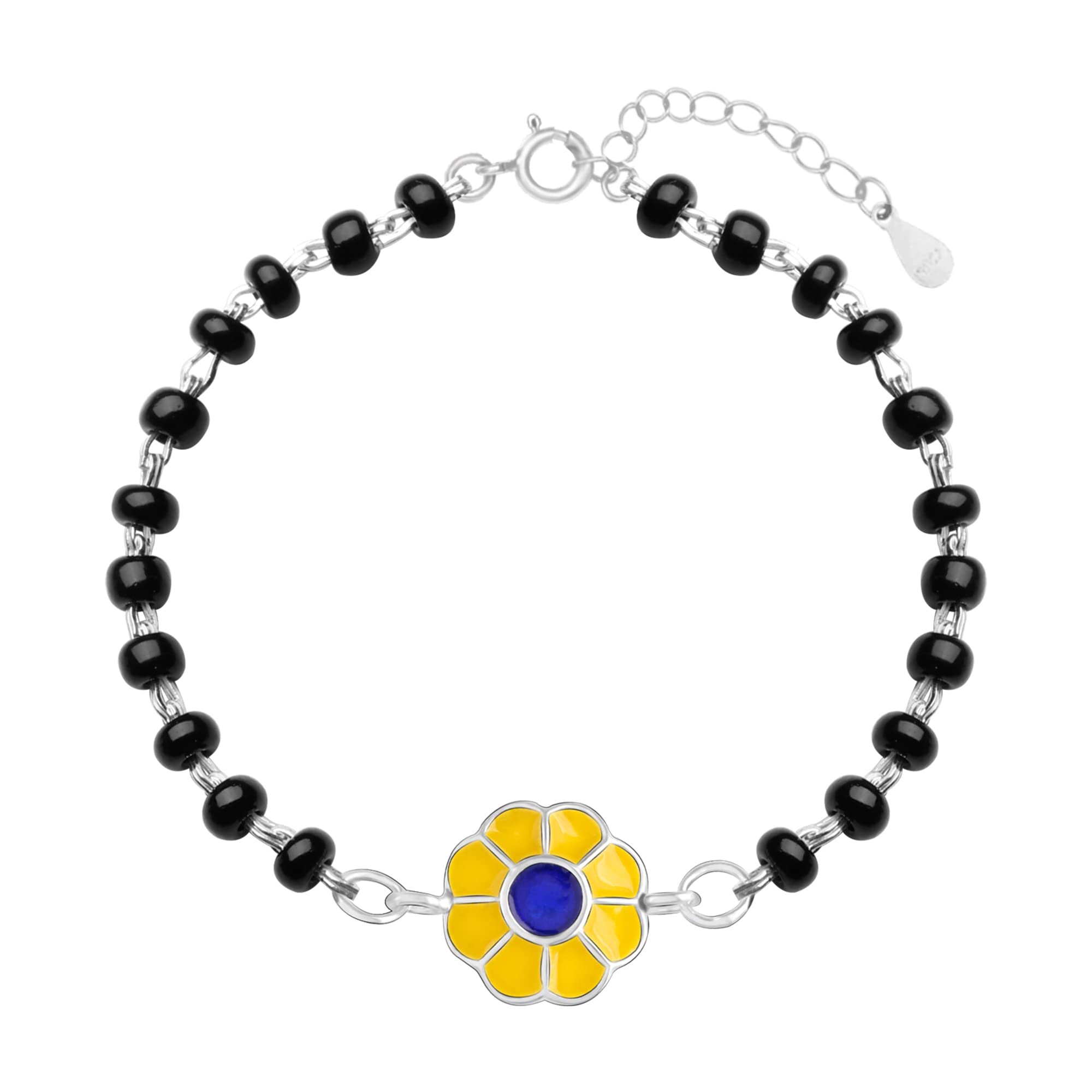 GIVA925 Silver 18k Gold Plated Rose Gold Infact Bracelet | Adjustable| Gifts for Kids & Babies