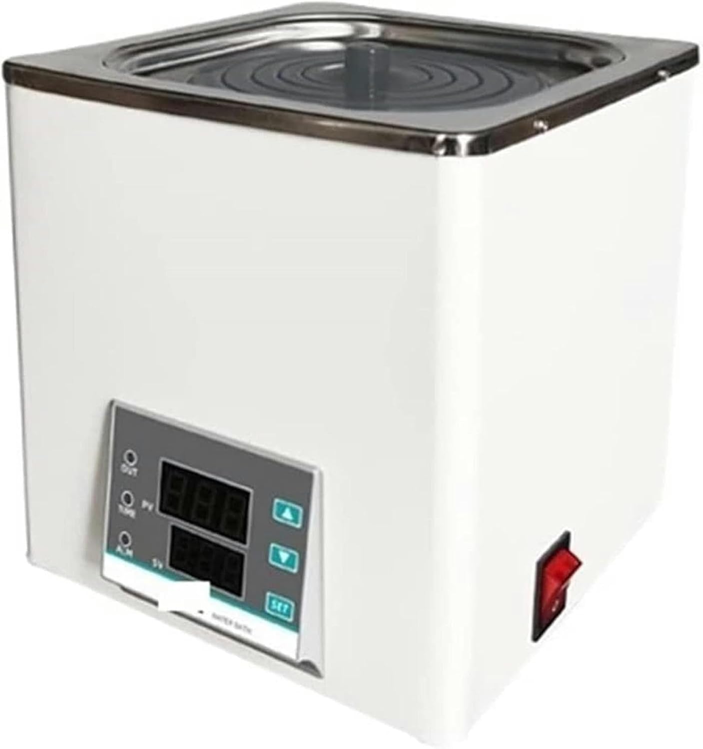 XENITE Digital Magnetic Hot Plate Stirrer Water Bath Lab Heating Thermostatic Devices Digital Display Lab Equipment Constant Temperature Thermostat Tank with LED Display (Color : 1 Hole)