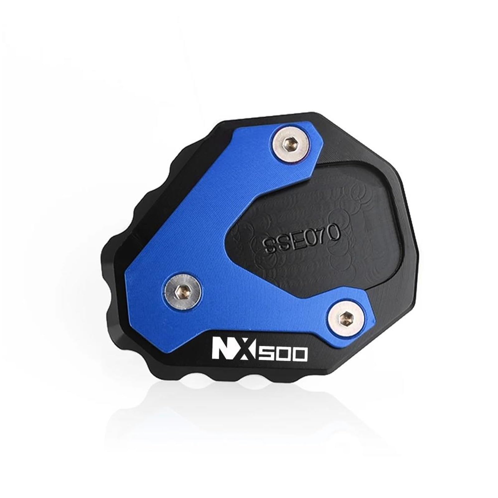 Extension de béquille NX500 élargisseur de plaque bleu