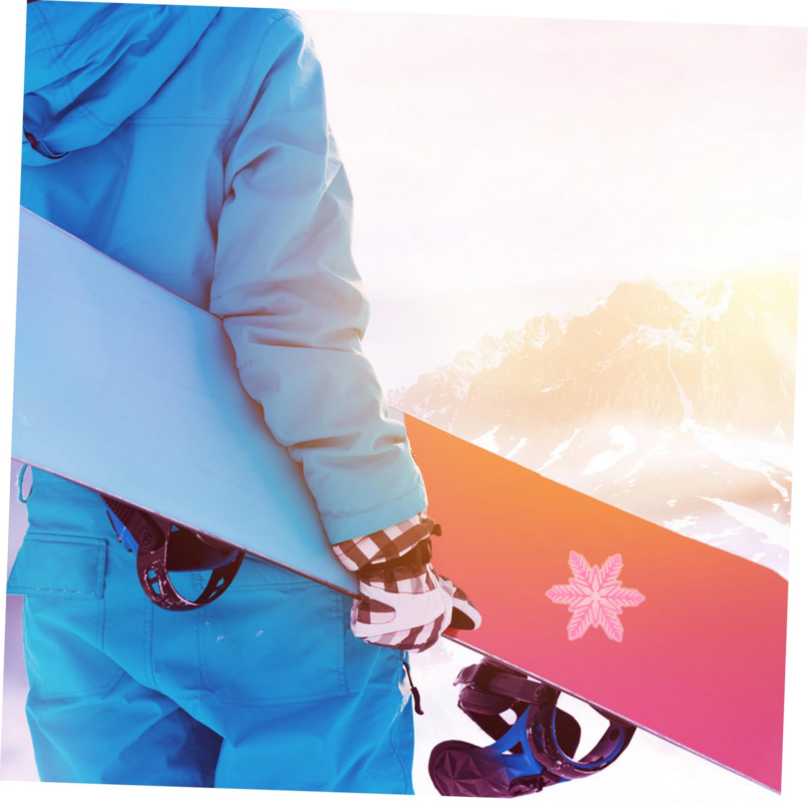 BESPORTBLE 3pezzi Adesivo Antiscivolo Per Snowboard Tappetino Trasparente Per Scivolamento Monopiede Accessorio Sportivo Outdoor Design Elegante e Funzionale