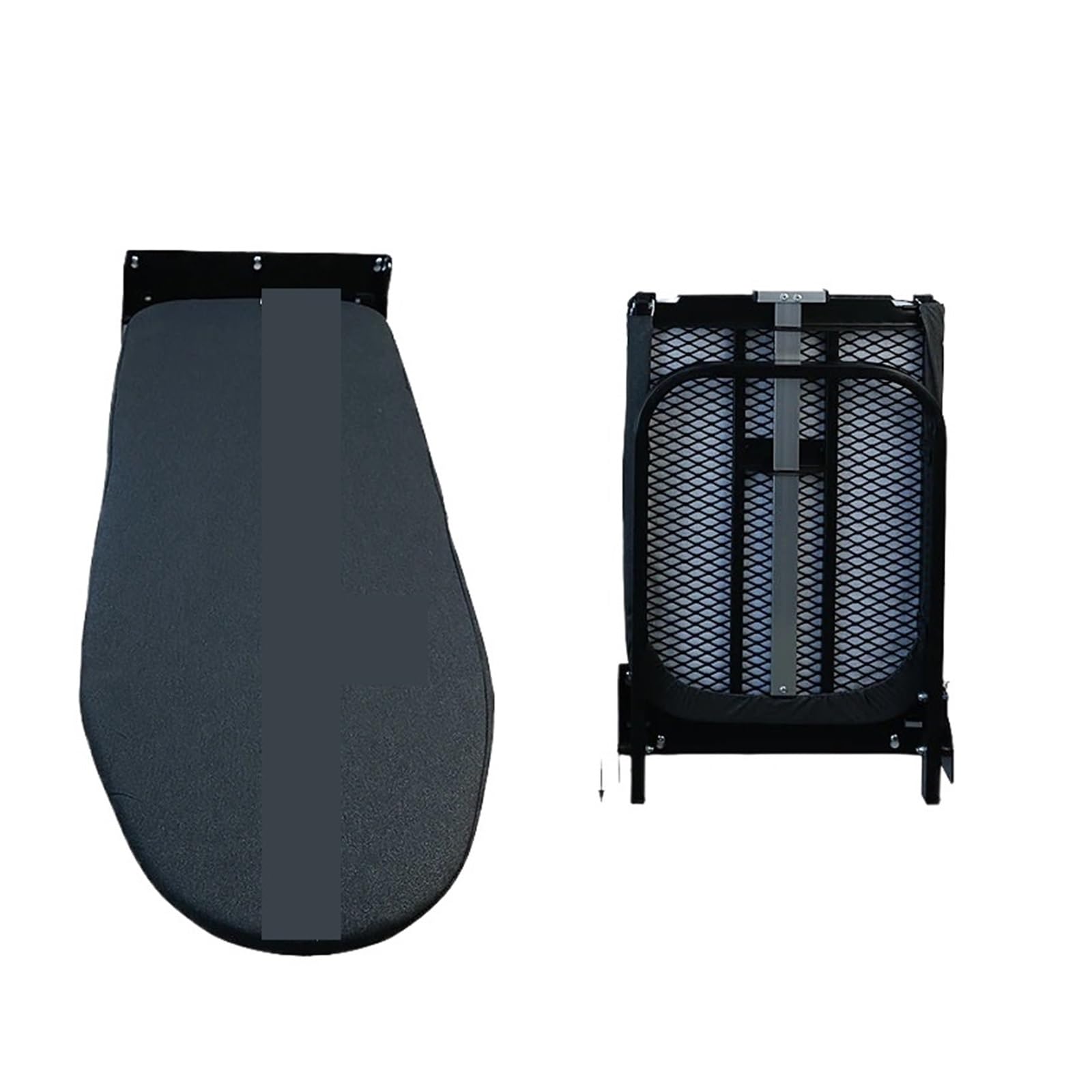 Iron Board Wall-Mounted Ironing Board Foldable & Space-Saving Design Sturdy Household Clothes Press For Wall Storage(Black)