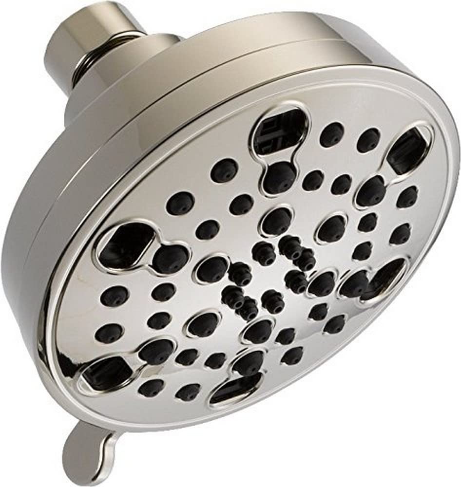 Delta Faucet 52638-PN20-PK 5 Setting Contemporary H2OKinetic Showerhead, Polished Nickel