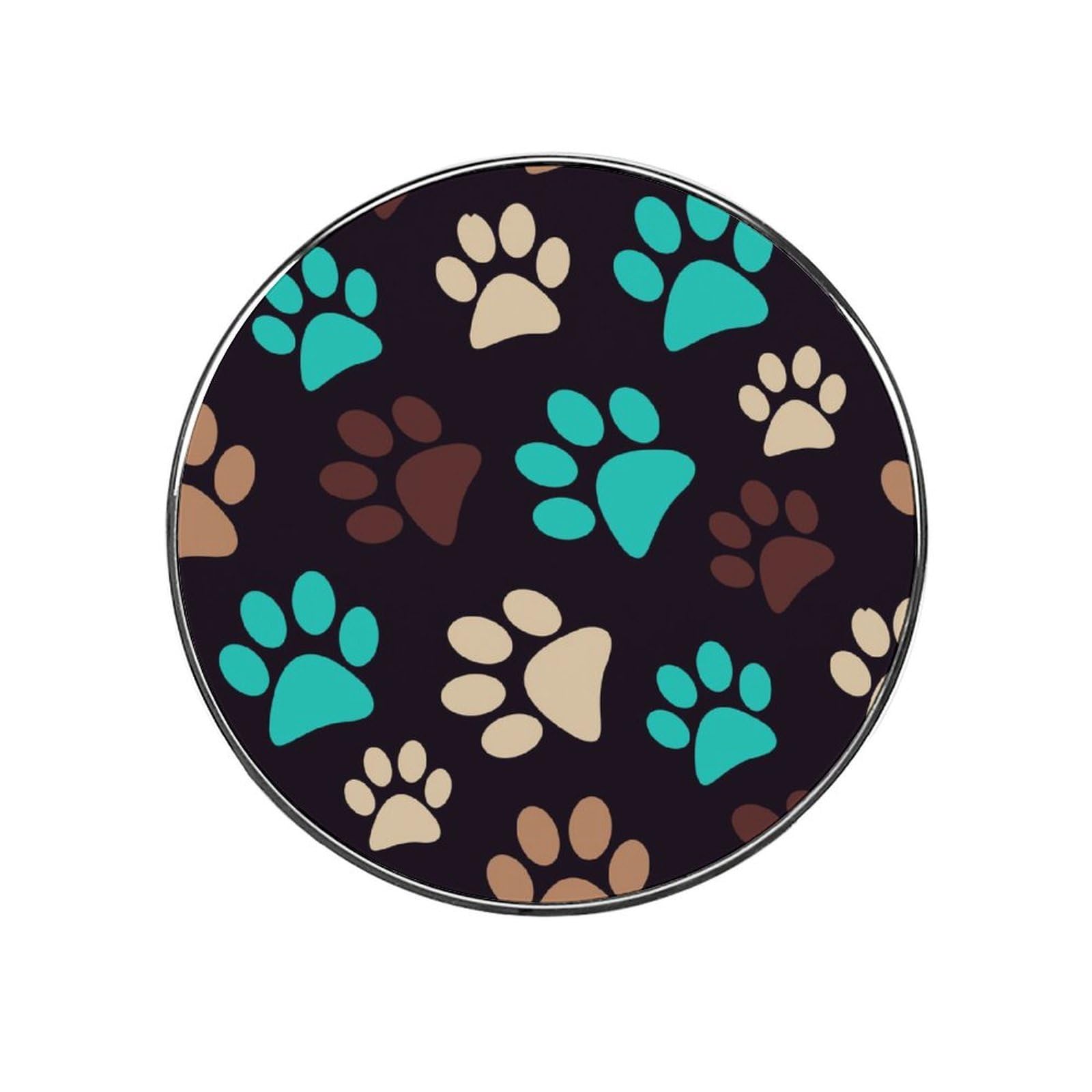 Cute Paw Alloy Fridge Magnet For Office Cabinet Refrigerator Whiteboard Photo